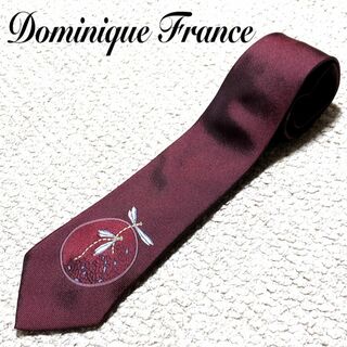 ドミニクフランス ネクタイ Dominique France 王冠 絹 仏製
