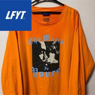 ラファイエット(Lafayette)のLFYT × Nas l/s Tshirt Orange(Tシャツ/カットソー(七分/長袖))