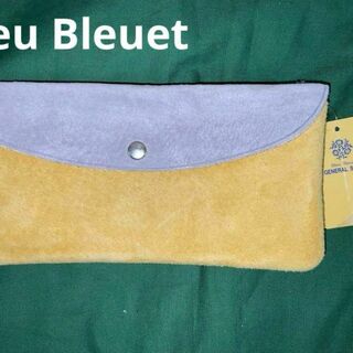 ブルーブルーエ(Bleu Bleuet)のBleu Bleuet ブルーブルーエ 小物入 大ポーチ イエロー タグ付(ショルダーバッグ)