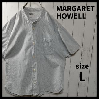 マーガレットハウエル(MARGARET HOWELL)の【MARGARET HOWELL】Stripe Shirt　D1143(シャツ)