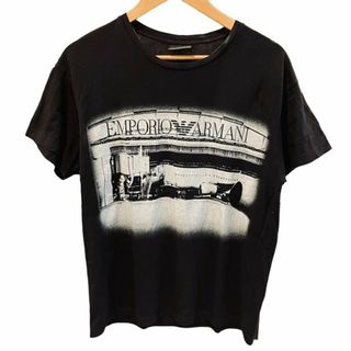 エンポリオアルマーニ(Emporio Armani)のエンポリオアルマーニ Tシャツ 半袖 フォトプリント  国内正規 Ｍ 黒(Tシャツ/カットソー(半袖/袖なし))