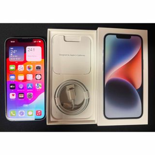 iPhone - 中古 ドコモ iPhone 14 128GB ブルー(青) SIMフリー