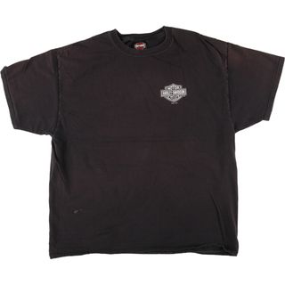 ハーレーダビッドソン(Harley Davidson)の古着 ハーレーダビッドソン Harley-Davidson モーターサイクル バイクTシャツ メンズXL /eaa441683(Tシャツ/カットソー(半袖/袖なし))