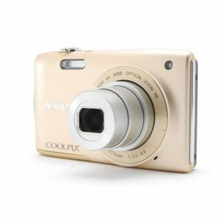 ニコン(Nikon)のスマホ転送OK ニコン Nikon COOLPIX S3300 スイートゴールド(コンパクトデジタルカメラ)