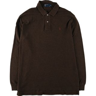 ラルフローレン(Ralph Lauren)の古着 ラルフローレン Ralph Lauren POLO by Ralph Lauren 長袖 ポロシャツ メンズXL /eaa450258(ポロシャツ)