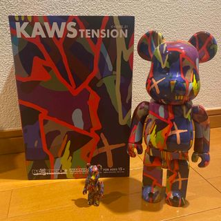 BE@RBRICK KAWS TENSION 100%&400% #3