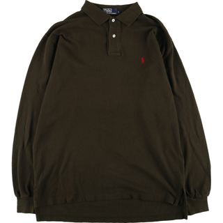 ラルフローレン(Ralph Lauren)の古着 ラルフローレン Ralph Lauren POLO by Ralph Lauren 長袖 ポロシャツ メンズL /eaa450268(ポロシャツ)