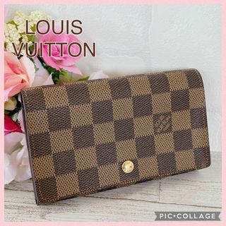 LOUIS VUITTON - 美品 ✨VUITTON ルイヴィトン ダミエ ポルトモネ ビエトレゾール 折財布