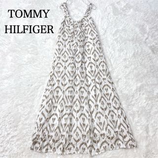 トミーヒルフィガー(TOMMY HILFIGER)のトミーヒルフィガー ロングワンピース キャミソール 総柄 キャミソール(ロングワンピース/マキシワンピース)