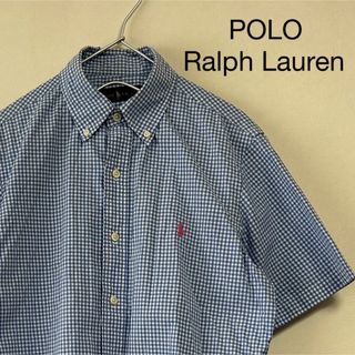 ラルフローレン(Ralph Lauren)の古着 90s POLO Ralph Lauren 半袖BDシャツ ギンガム(シャツ)