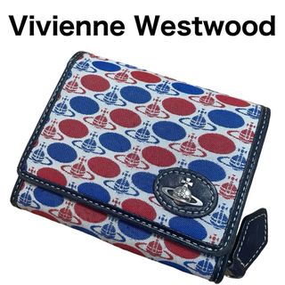 Vivienne Westwood - Vivienne Westwood オーブ総柄　二つ折り財布　L字ファスナー