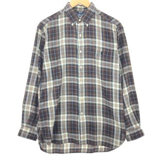 ラルフローレン(Ralph Lauren)の古着 ラルフローレン Ralph Lauren MCMEEL 長袖 ボタンダウンチェックシャツ メンズM /eaa451782(シャツ)