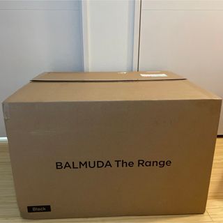 バルミューダ(BALMUDA)のBALMUDA The Rangeブラック K09A-BK(電子レンジ)