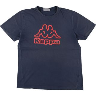 古着 カッパ Kappa ロゴプリントTシャツ メンズL /eaa450778(Tシャツ/カットソー(半袖/袖なし))