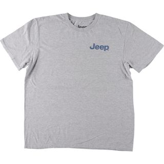 古着 Jeep ジープ アドバタイジングTシャツ メンズL /eaa450790(Tシャツ/カットソー(半袖/袖なし))