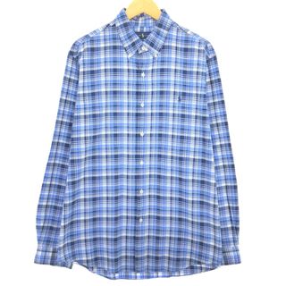 ラルフローレン(Ralph Lauren)の古着 ラルフローレン Ralph Lauren CLASSIC FIT 長袖 ボタンダウンチェックシャツ メンズXL /eaa451763(シャツ)