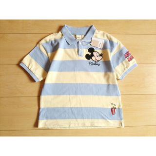 ディズニー(Disney)の新品ミッキー*半袖ポロシャツ*送料無料キッズ*未使用mickey*Disney(Tシャツ/カットソー)