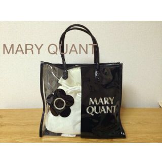 マリークワント(MARY QUANT)のMARY QUANT巾着付きクリアバッグ(トートバッグ)