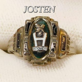 JOSTEN ジャスティン カレッジリング 10K 1975年 ヴィンテージ(リング(指輪))