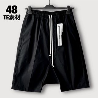 リックオウエンス(Rick Owens)の新品　リックオウエンス　24SS podsコットンショートパンツ TE素材 48(ショートパンツ)