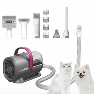 PETKIT バリカン 犬猫用 5 in 1 多機能 ペット掃除機 グルーミング