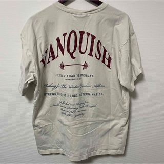 ヴァンキッシュ(VANQUISH)のヴァンキッシュフィットネス　Tシャツ　白　オフホワイト(Tシャツ/カットソー(半袖/袖なし))