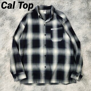 CALTOP - Cal Top キャルトップ カルトップ オンブレチェックシャツ 長袖シャツ