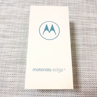 モトローラ(Motorola)の新品　MOTOROLA モトローラエッジ40　イクリプスブラック　8GB 256(スマートフォン本体)