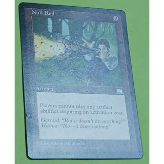 マジックザギャザリング(マジック：ザ・ギャザリング)のMTG Null Rod【キズあり】(シングルカード)