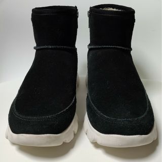 アグ(UGG)のUGG　ショートブーツ　黒　スエード　25cm 品番:1095541(ブーツ)