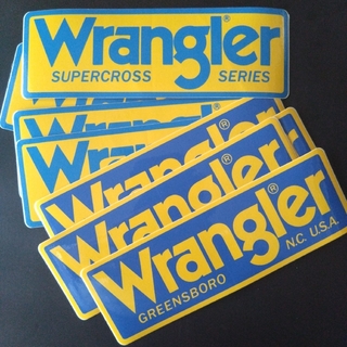 ラングラー(Wrangler)のステッカー８枚【Wrangler】(デニム/ジーンズ)