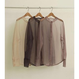 トゥデイフル(TODAYFUL)のTODAYFUL　OrgandySheerShirts　オーガンジーシアーシャツ(カットソー(長袖/七分))