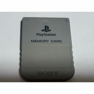 ソニー(SONY)のジャンク PS メモリカード ライトグレー SONY 純正品 中古(その他)