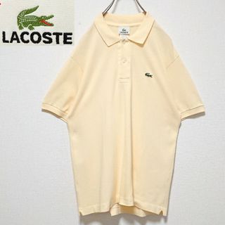 ラコステ(LACOSTE)の定番モデル LACOSTE ラコステ ワンポイント 刺繍 ロゴ 半袖 ポロシャツ(ポロシャツ)