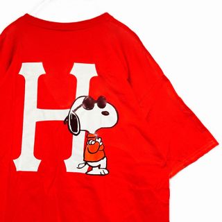 HUF x PEANUTS コラボ ハフ スヌーピー 両面プリントTシャツ XL