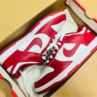 ナイキ(NIKE)の国内正規 新品 NIKE DUNK LOW RETRO gym red ダンク(スニーカー)