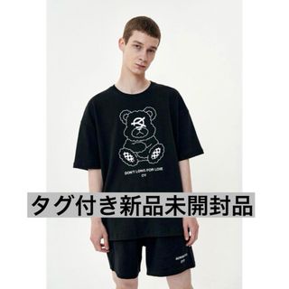 オーワイ(OY)のOY オーワイ ODOLLY クマ 熊 Tシャツ ブラック 韓国 1(Tシャツ/カットソー(半袖/袖なし))