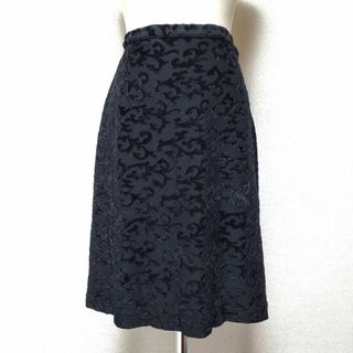 マックスアンドコー(Max & Co.)のMAX&Co. tricot マックスアンドコートリコ スカート ブラック サイ(ひざ丈スカート)