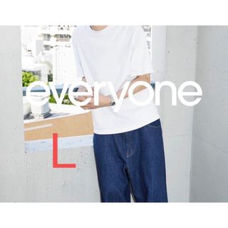 1LDK SELECT - everyone 3P tee shirts (WHITE)