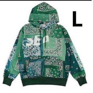 ウィンダンシー(WIND AND SEA)のMIYAGI HIDETAKA X WDS HOODIE GREEN L(パーカー)