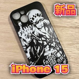  【ONE PIECE】ロー(L-01B) TPU黒【iPhone 15】(iPhoneケース)