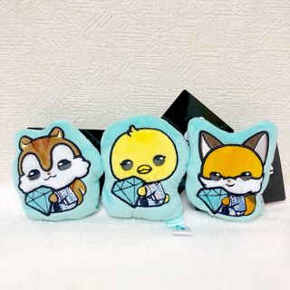 シャイニー(SHINee)の【匿名発送】新品 SHINee ぬいぐるみバッジ 全3種セット(キャラクターグッズ)