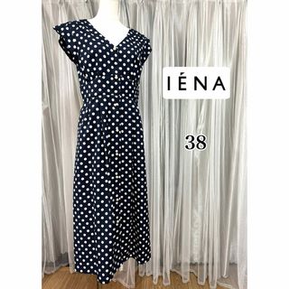 IENA - IENA イエナ パールボタンドット フレンチスリーブワンピース