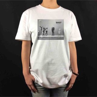 新品 バンクシー BANKSY Keep it Real グラフィティ Tシャツ(Tシャツ/カットソー(半袖/袖なし))