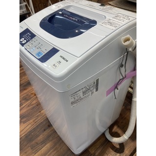 S85487 日立　全自動洗濯機  NW-H52 5.0kg   良品(洗濯機)