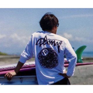 キムタク DAMA SURFBOARDS LONG TEES /WHITE