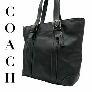 COACH - COACH コーチ　s19 オールレザー　トートバッグ　f10194 ブラック黒