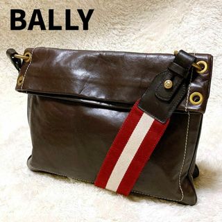 バリー(Bally)のバリー トレインスポッティング ショルダーバッグ 本革 メッセンジャーバッグ 茶(メッセンジャーバッグ)