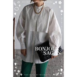 ボンジュールサガン(BONJOUR SAGAN)のBonjour sagan  ブロードケープシャツ(シャツ/ブラウス(長袖/七分))