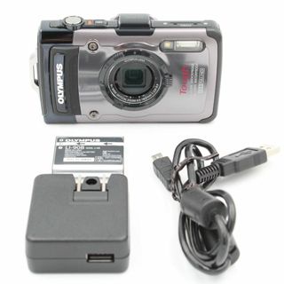 オリンパス(OLYMPUS)の★美品★ OLYMPUS オリンパス Tough TG-1 シルバー(コンパクトデジタルカメラ)